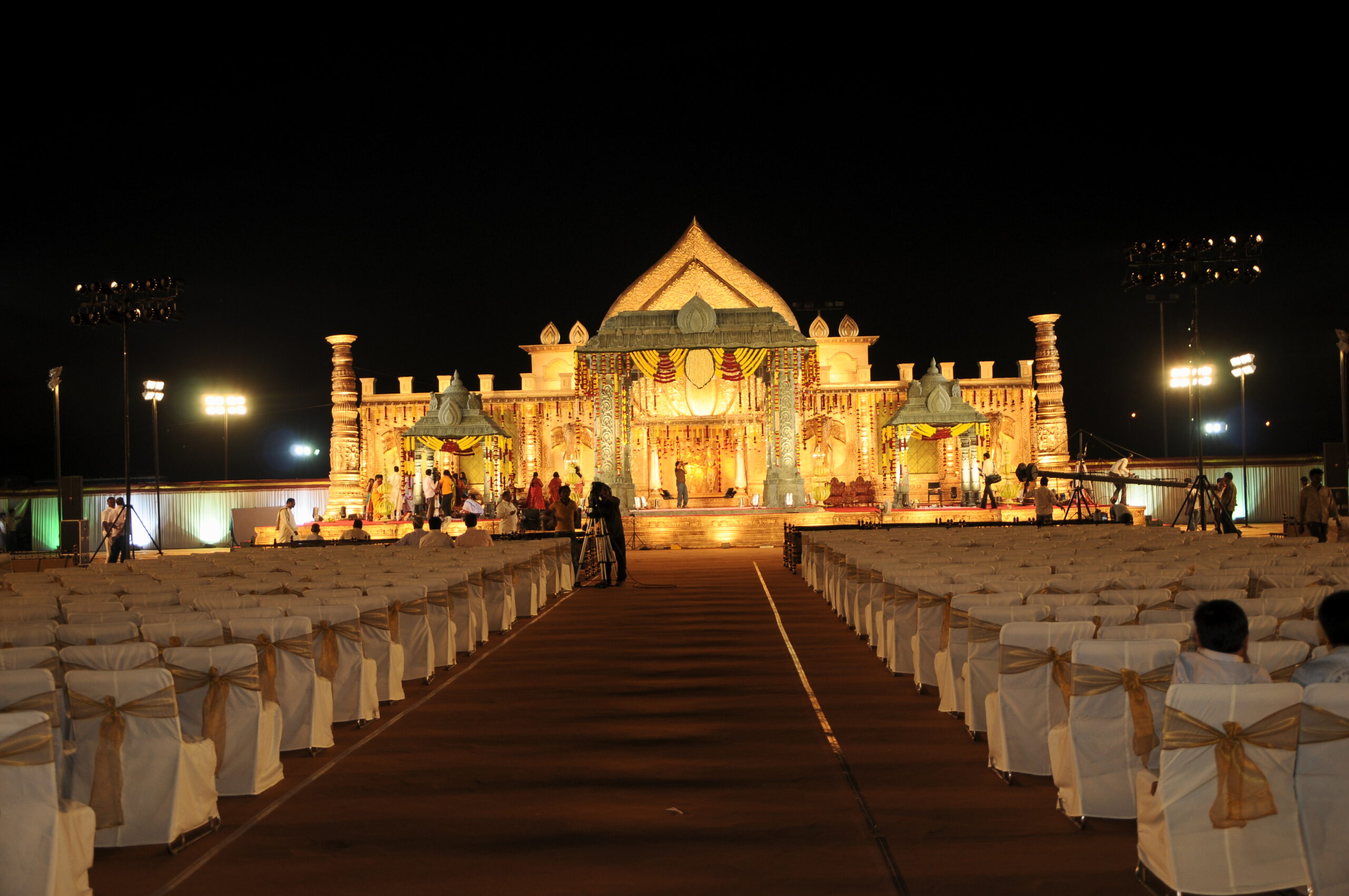 Wooden mandapa model
