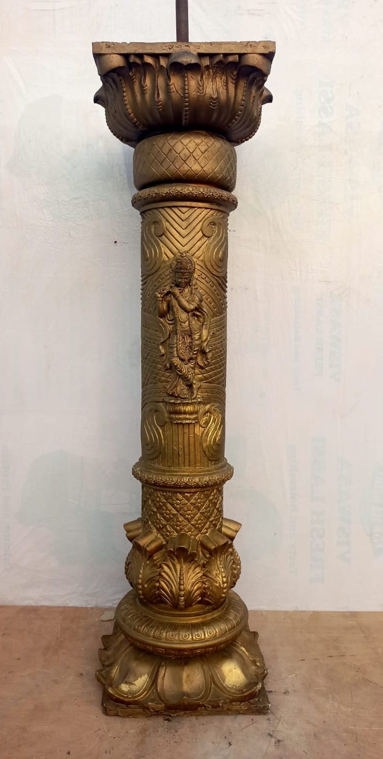 Temple pillar closeup